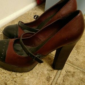 AMAZING MIA brand chunky heels size 7 BARELY WORN!